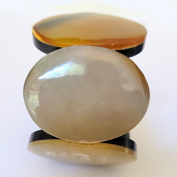 SALE! NEW! Natural Genuine Buffalo Horn Bracelet-Stretch-One Size Fits Most - Picture 11 of 15